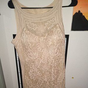 Short Sleeveless Lace Dress by Cinderella Divine